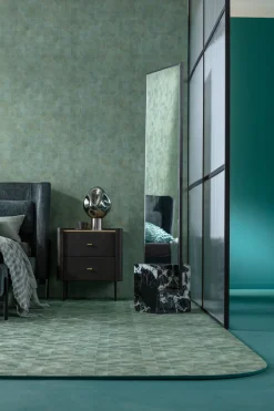 Hot KARE Design Lustro z czarną ramą 46x180 cm podstawa z marmuru - KARE