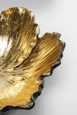 Outlet KARE Design Misa dekoracyjna Flower Bloom Ø20 cm czarno-złota - KARE