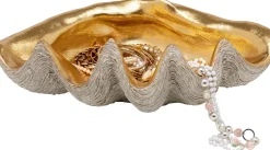 Clearance KARE Design Misa dekoracyjna muszla srebrno-złota 41x27 cm - KARE