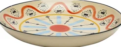 Outlet KARE Design Misa dekoracyjna z ceramiki boho kolorowe wzory Ø27 cm - KARE