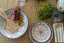 Outlet KARE Design Misa dekoracyjna z ceramiki boho kolorowe wzory Ø27 cm - KARE