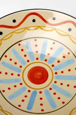 Sale KARE Design Misa dekoracyjna z ceramiki boho kolorowe wzory Ø28 cm - KARE