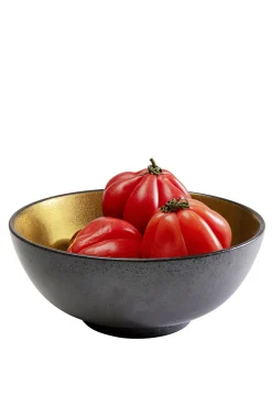 Online KARE Design Misa z porcelany czarno-złota Ø21 cm 1,4 L - KARE