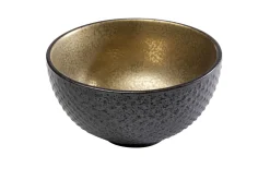 Online KARE Design Miseczka na przekąski z porcelany czarno-złota Ø11 cm 250 ml - KARE