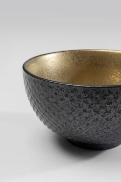 Online KARE Design Miseczka na przekąski z porcelany czarno-złota Ø11 cm 250 ml - KARE
