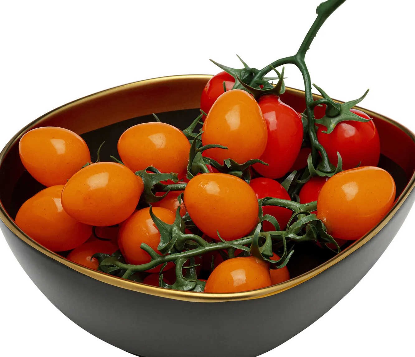 Online KARE Design Miska kamionkowa grafitowo-złota 800 ml - KARE