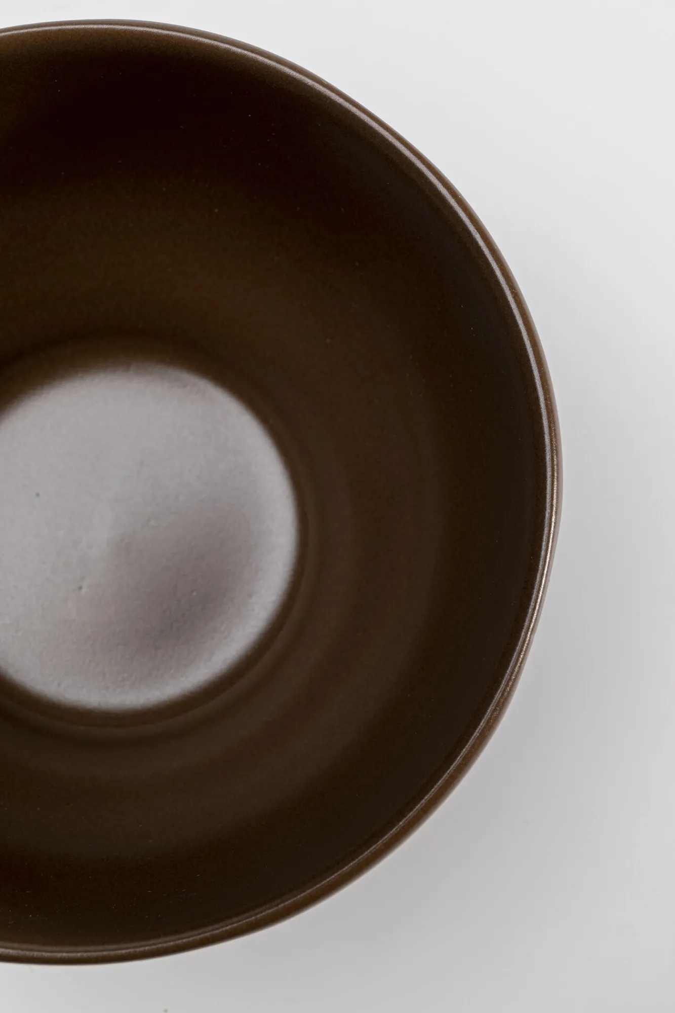 Clearance KARE Design Miska śniadaniowa brązowa ceramiczna Ø15 cm - KARE