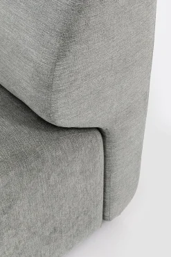 Outlet KARE Design Moduł narożny Lucca 89x86 cm szary lewy - KARE