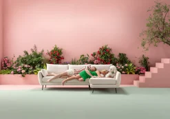 Hot KARE Design Narożnik Amalfi 275x159 cm kremowy prawy - KARE