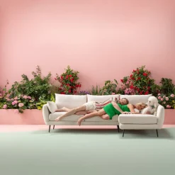 Best KARE Design Narożnik Amalfi 275x159 cm kremowy lewy - KARE