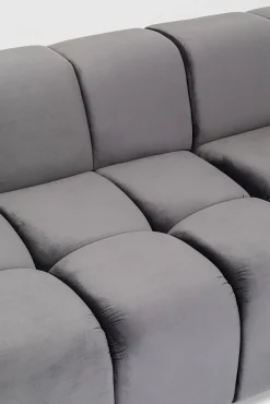 New KARE Design Narożnik Belami 265x210 cm szary prawy - KARE