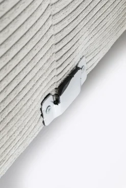 Fashion KARE Design Narożnik Gianni Cord 290x167 cm szary prawy - KARE