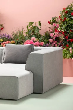 Clearance KARE Design Narożnik Infinity szary 302x182 cm prawostronny - KARE