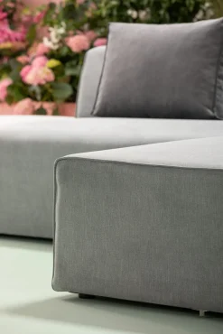 Clearance KARE Design Narożnik Infinity szary 302x182 cm prawostronny - KARE