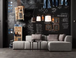 Clearance KARE Design Narożnik Infinity szary 302x182 cm prawostronny - KARE