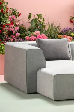 Hot KARE Design Narożnik Infinity szary 302x182 cm lewostronny - KARE