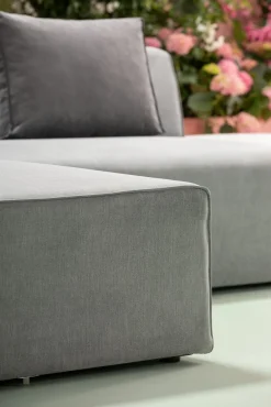 Hot KARE Design Narożnik Infinity szary 302x182 cm lewostronny - KARE