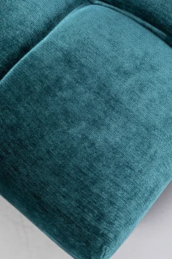 Online KARE Design Narożnik lewy ciemnozielony welurowy nogi czarne 250x200 cm - KARE