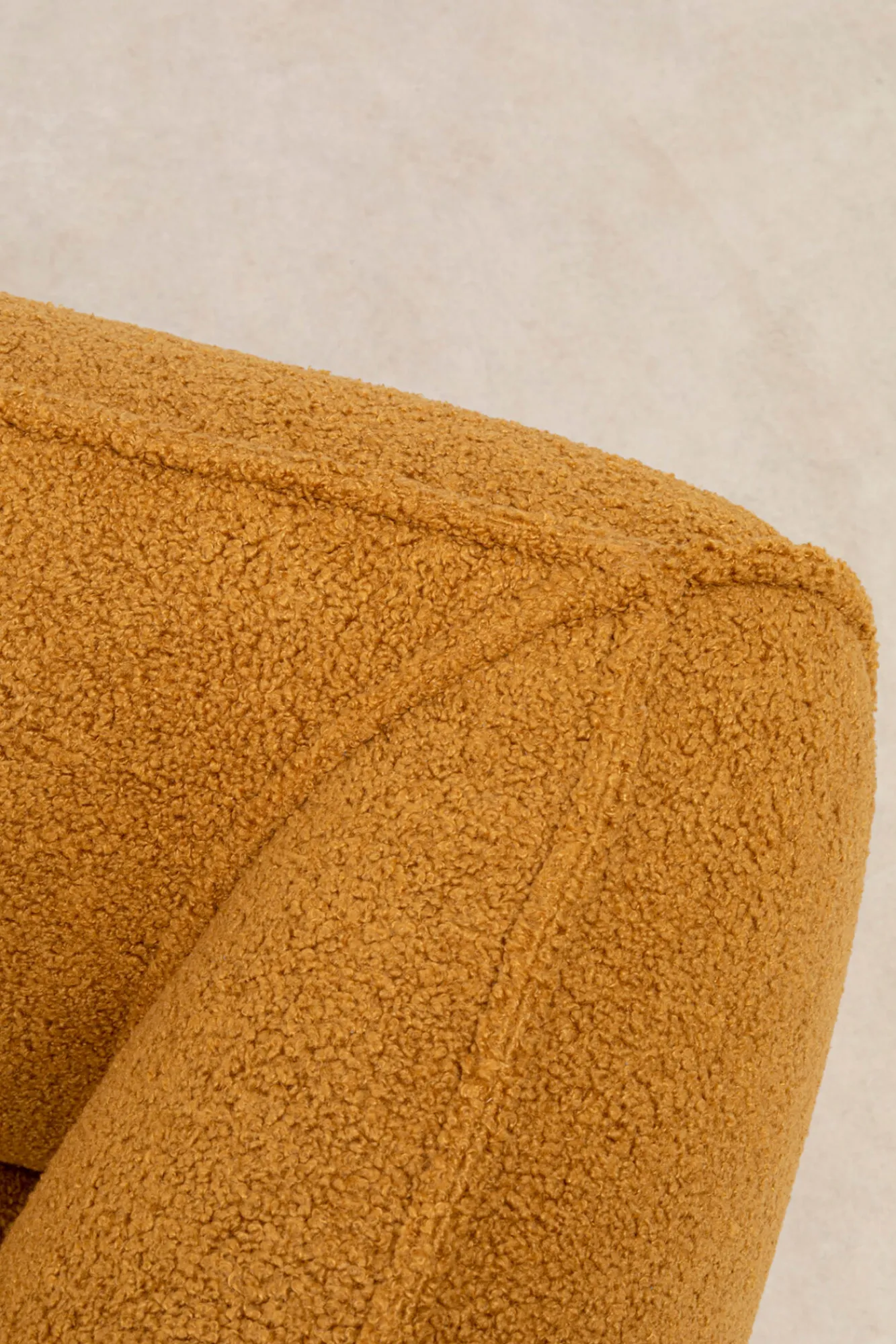 Best KARE Design Narożnik lewy w kolorze żółtym tkanina pluszowa 302x160 cm - KARE