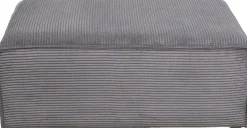 Fashion KARE Design Narożnik modułowy sztruksowy szary prawy 306x182 cm - KARE