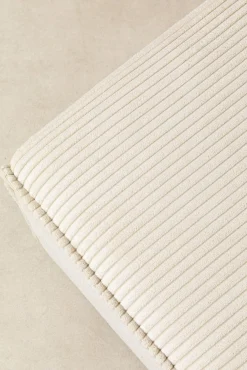 Clearance KARE Design Narożnik modułowy sztruksowy kremowy lewy 306x182 cm - KARE