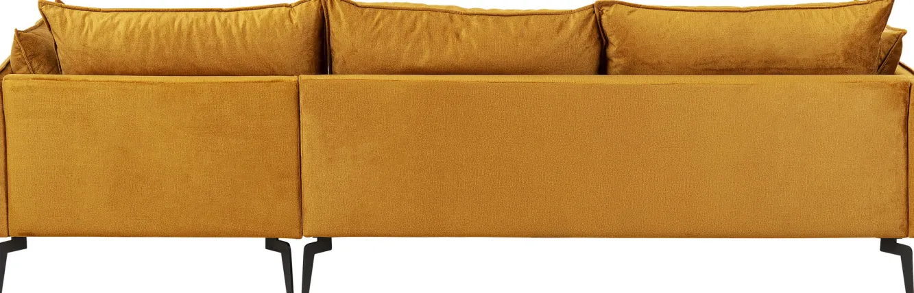 Clearance KARE Design Narożnik Monza 296x175 cm kolor curry - prawy - KARE