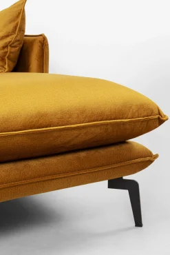 Clearance KARE Design Narożnik Monza 296x175 cm kolor curry - prawy - KARE