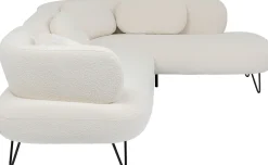 Sale KARE Design Narożnik Peppo 286x196 cm biały prawy - KARE