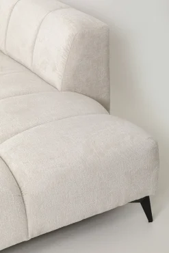 New KARE Design Narożnik prawy kremowy nogi czarne 250x200 cm - KARE