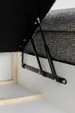 Sale KARE Design Narożnik prawy rozkładany z pojemnikiem i zagłówkami 250x170 cm - KARE