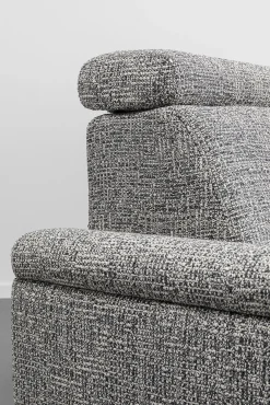 Sale KARE Design Narożnik prawy rozkładany z pojemnikiem i zagłówkami 250x170 cm - KARE