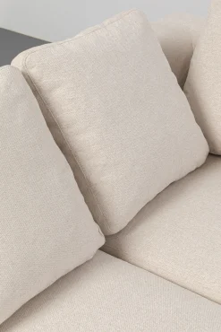 Clearance KARE Design Narożnik prawy w kolorze kremowym nogi stalowe 250x167 cm - KARE