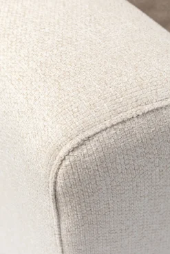 Clearance KARE Design Narożnik prawy w kolorze kremowym nogi stalowe 250x167 cm - KARE