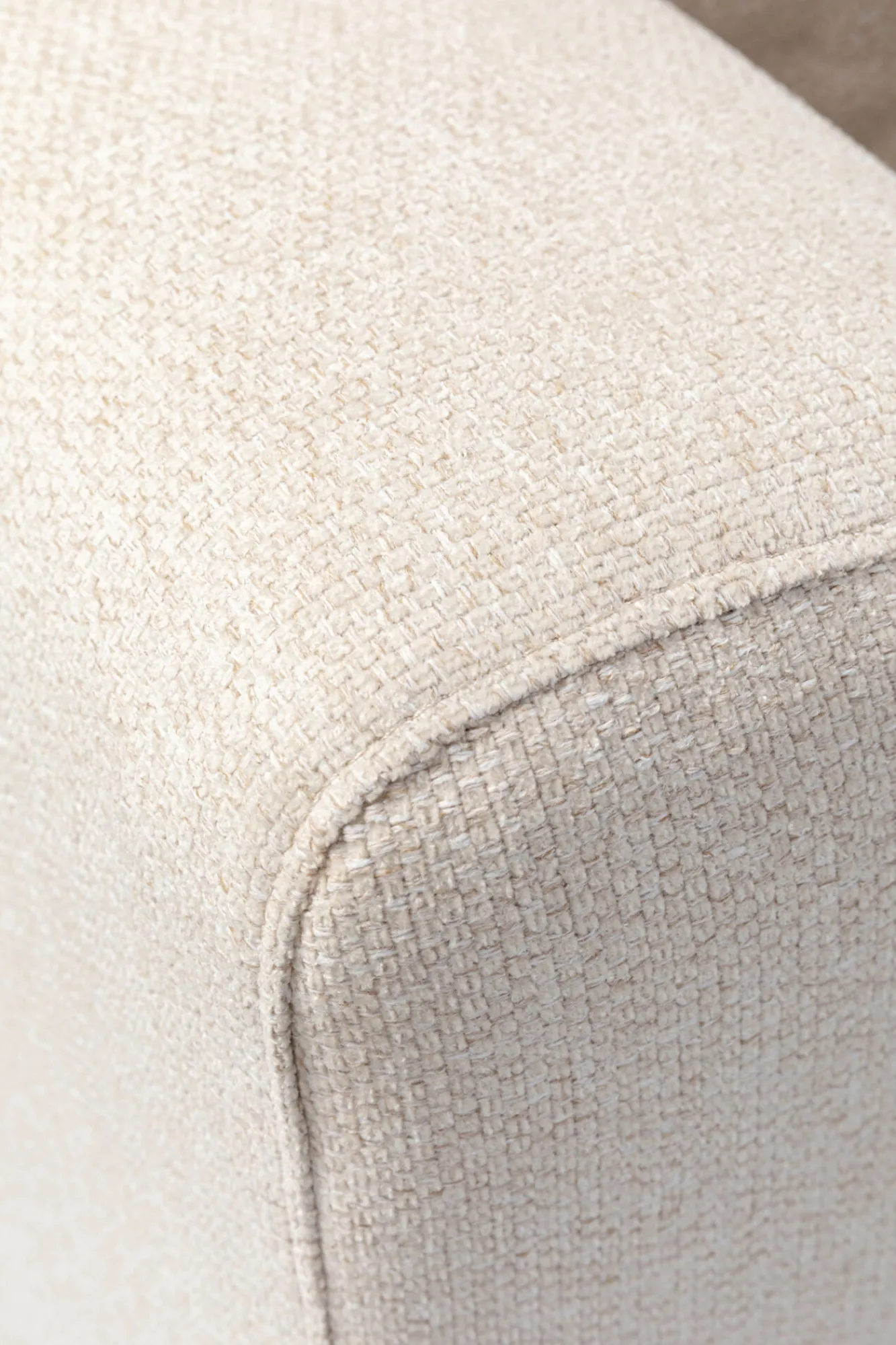 Clearance KARE Design Narożnik prawy w kolorze kremowym nogi stalowe 250x167 cm - KARE