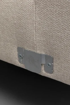 Clearance KARE Design Narożnik prawy w kolorze kremowym nogi stalowe 250x167 cm - KARE