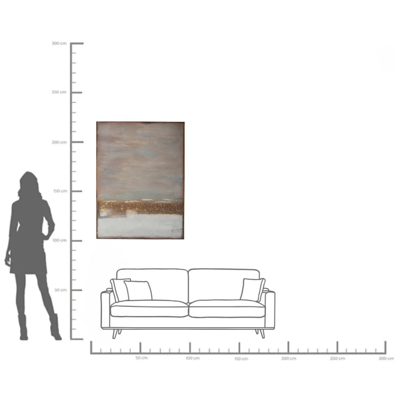 Outlet KARE Design Obraz Abstract Horizon 90x120 cm - KARE