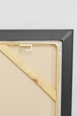 New KARE Design Obraz Abstract 80x120 cm czarno-złoty - KARE