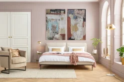 New KARE Design Obraz abstrakcja do salonu kolorowy ręcznie malowany 90x120 cm - KARE