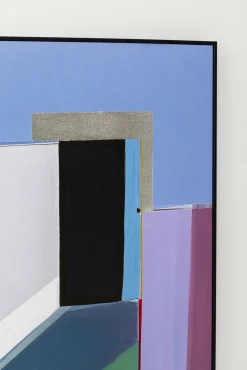 Outlet KARE Design Obraz abstrakcyjne kształty fioletowy 113x113 cm - KARE