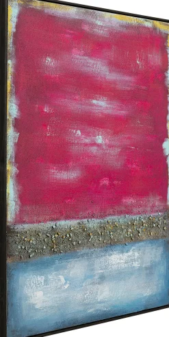 Online KARE Design Obraz abstrakcyjny ręcznie malowany czerwony 90x120 cm - KARE