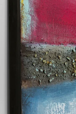 Online KARE Design Obraz abstrakcyjny ręcznie malowany czerwony 90x120 cm - KARE