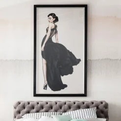 Online KARE Design Obraz Audrey 108x172 cm czarno-biały - KARE