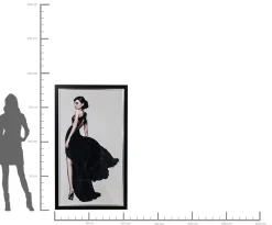 Online KARE Design Obraz Audrey 108x172 cm czarno-biały - KARE