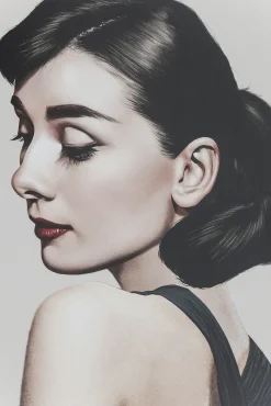 Online KARE Design Obraz Audrey 108x172 cm czarno-biały - KARE