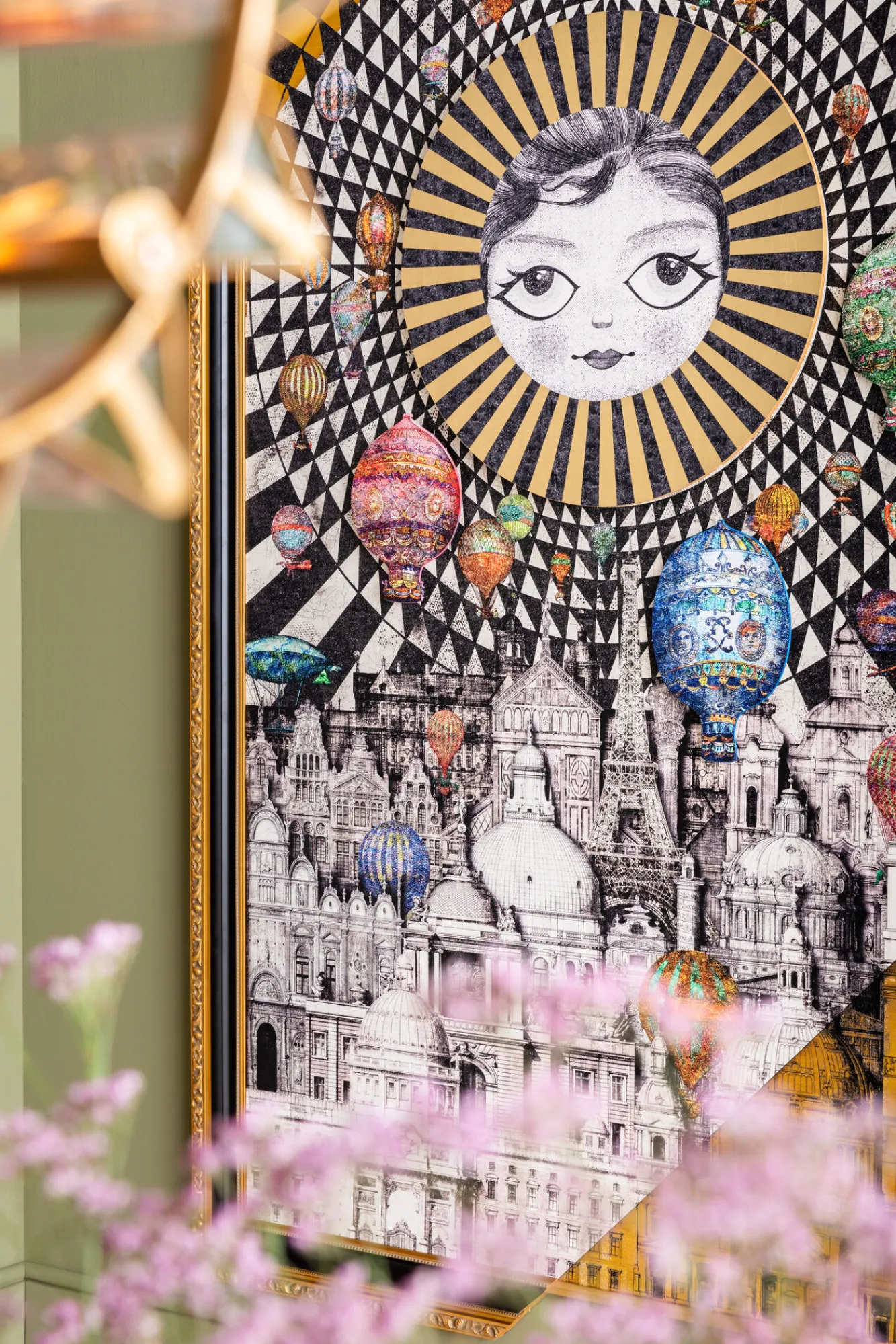 Fashion KARE Design Obraz Balloons 160x260 cm kolorowy - KARE