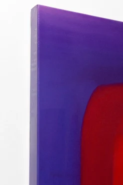 New KARE Design Obraz czerwono-niebieski płótno bawełniane prostokąty 120x160 cm - KARE