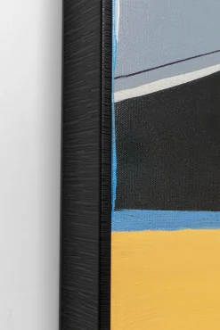 Hot KARE Design Obraz do salonu abstrakcyjny pomarańczowy 73x143 cm - KARE