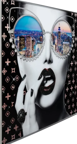 Outlet KARE Design Obraz do salonu nowoczesny Nowy Jork 120x120 cm - KARE