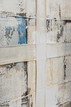 Online KARE Design Obraz do salonu 120x120 cm abstrakcyjny ręcznie malowany kolorowy - KARE