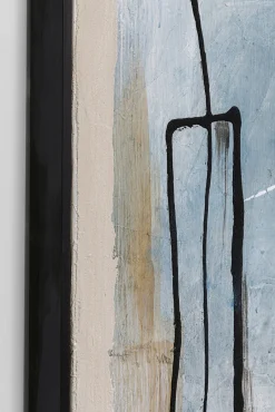 Best KARE Design Obraz Dust 100x100 cm niebieski - KARE